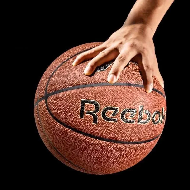 Reebok PU Basketball Brown Size 7 Ball Training Match Unisex-16