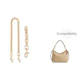[Gold-Tone Two-Piece Set]Pig Nose 12cm+Decorative Chain 45cm