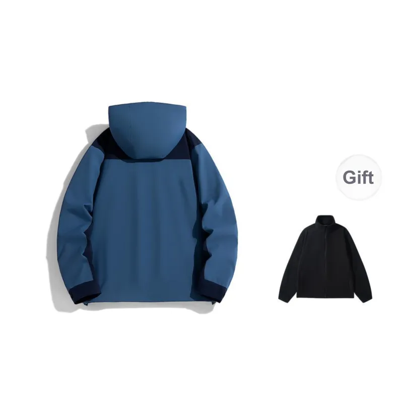 Yiwen Water Resistant Windproof Breathable Warm Windbreaker Jacket Unisex-21
