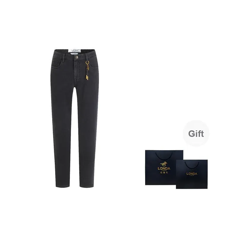 LONDA 1958 Jeans Men Black Gray 25-1