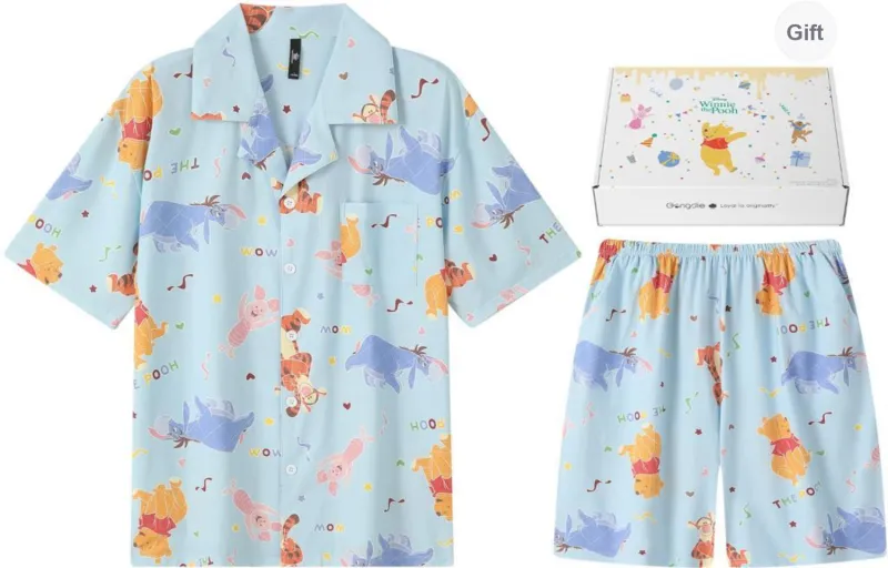 Gongdie x Disney Pajama Set Unisex Gift Box Set-4