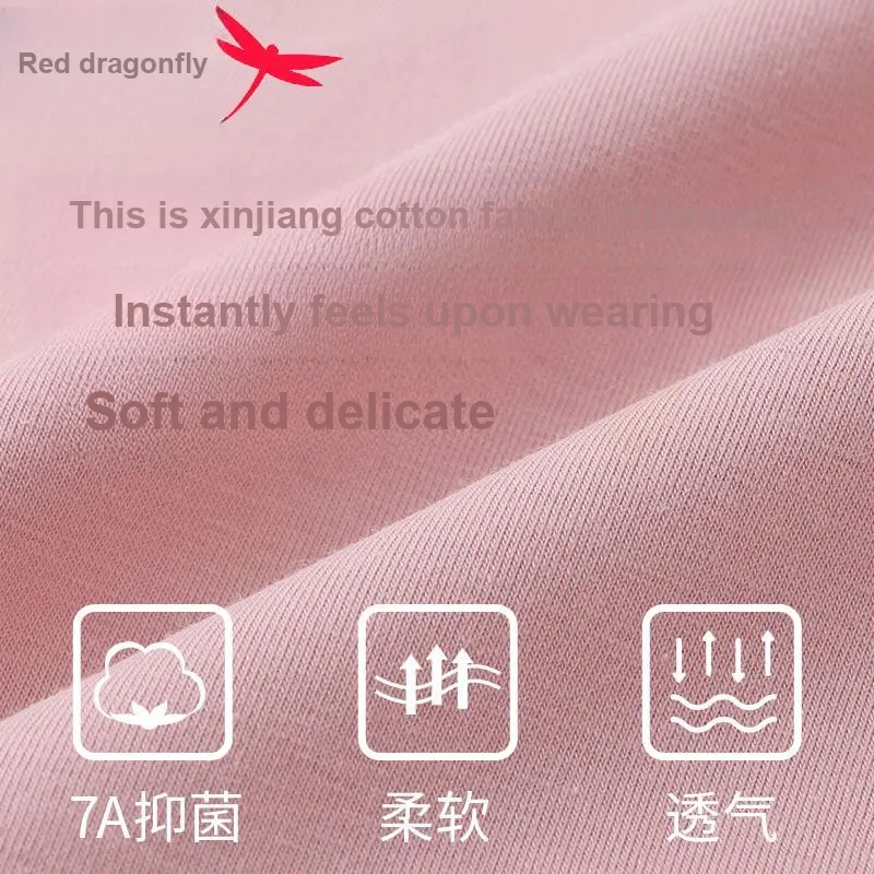 RED DRAGONFLY Cotton Panties Women's Gift Box Set Of 4-3