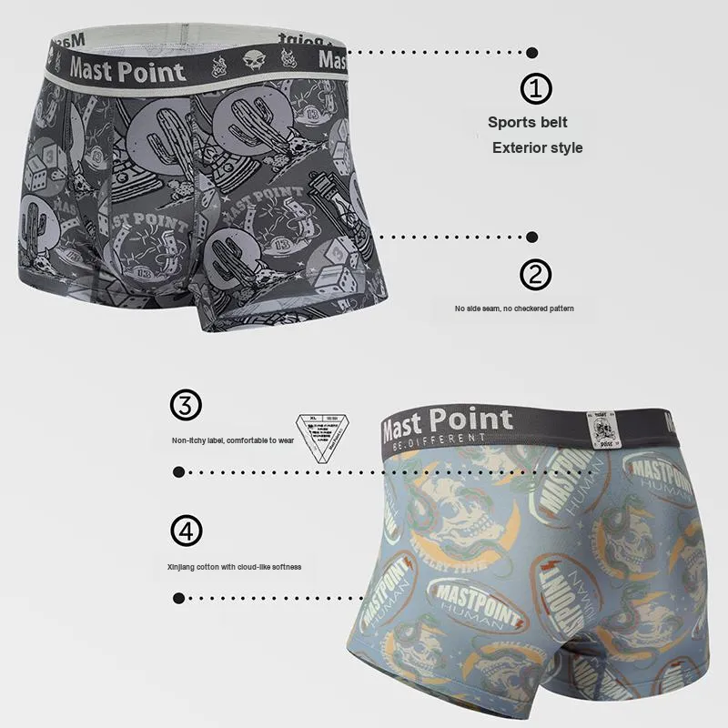 Mast Point Underpants Men's 3 Pack With Gift Box Set Included-7
