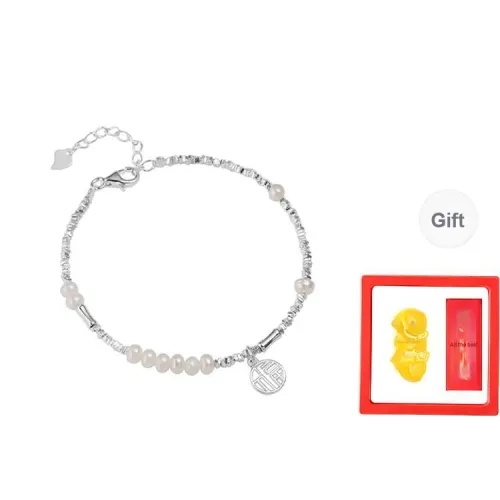 Zheng Tai Fook Pearl Bracelets Unisex