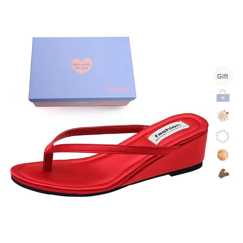 Xingdiman Abrasion Resistant Slip Resistant Flip Flops Women's Box-10