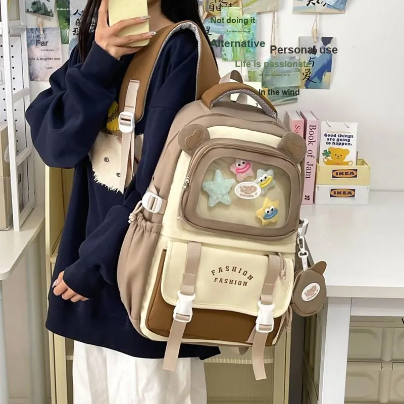 AIBAG Twill Backpack Unisex Multicolor-18