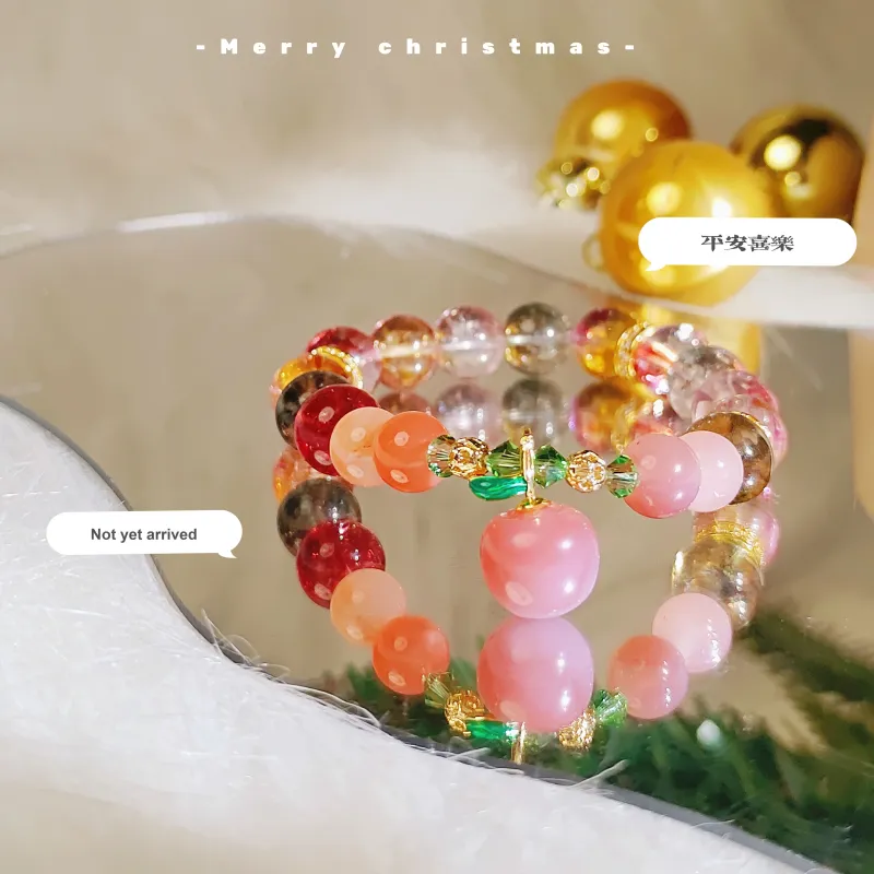 DVNRR Colored Glaze Jade Bracelets Women's-3