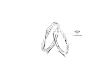 JUICY GRAPE Zircon Rings Unisex
