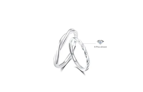 JUICY GRAPE Zircon Rings Unisex