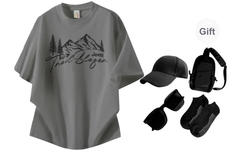 Jeep T Shirt Unisex Includes Free Travel Set-12