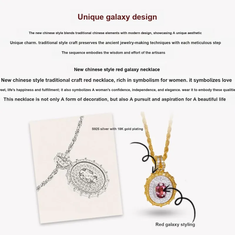 MITHAOL KUSC S925 Silver Necklaces Women's-3