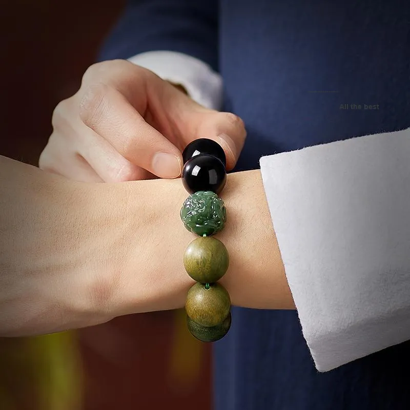 SGE Green Sandalwood Bracelets Men's-3