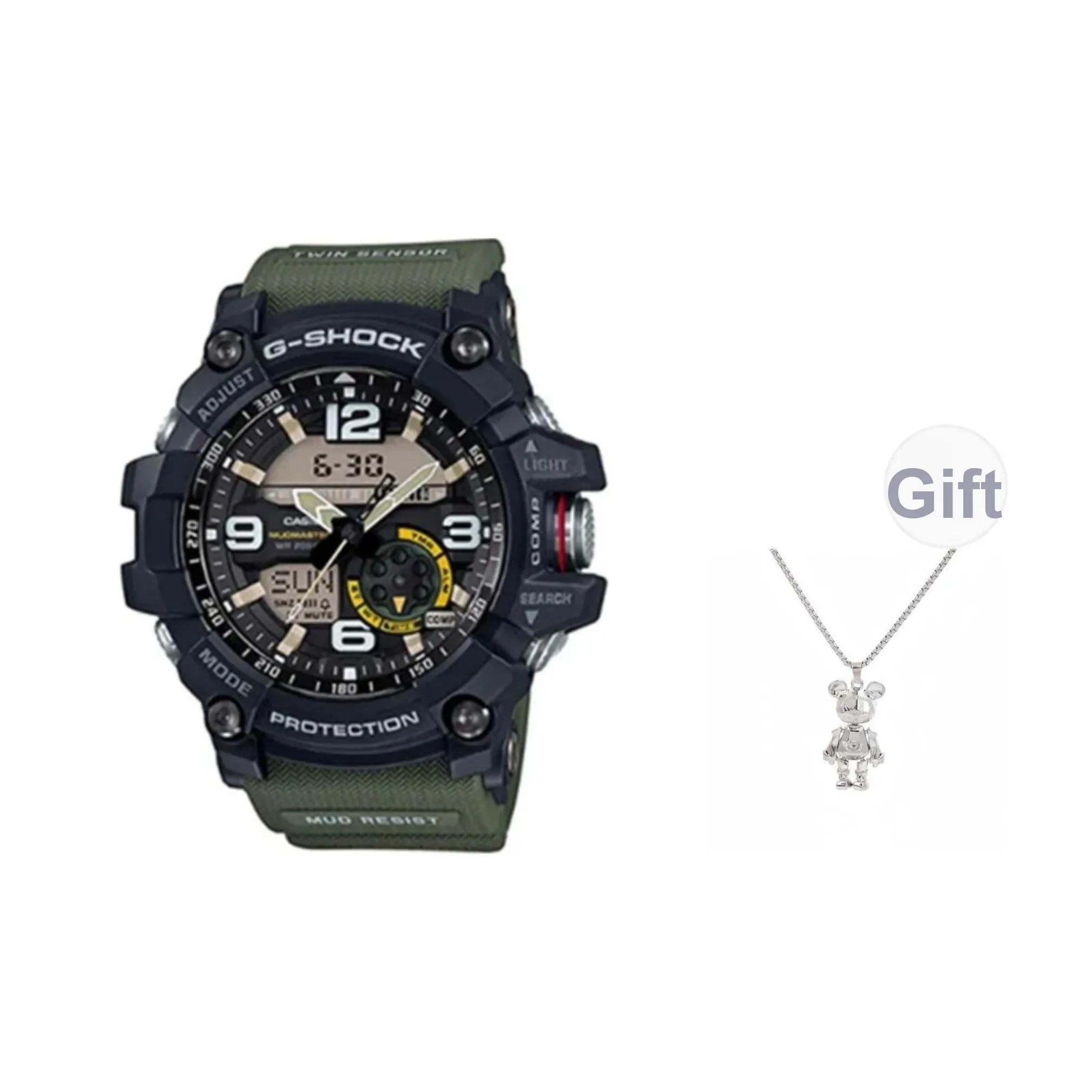 CASIO Кварцевый механизм Смольный ремешок Часы унисекс Черный циферблат