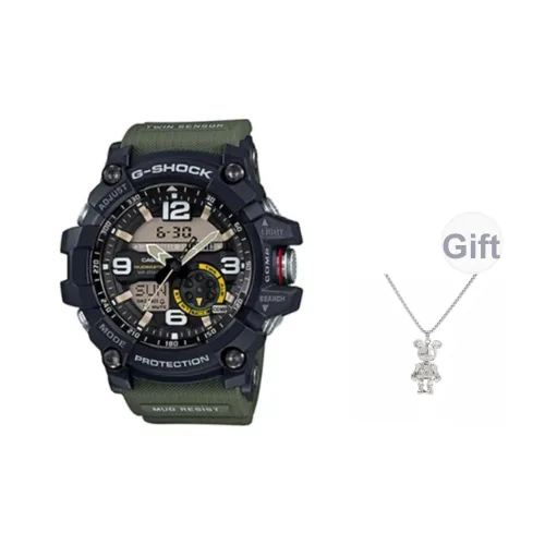 CASIO Кварцевый механизм Смольный ремешок Часы унисекс Черный циферблат