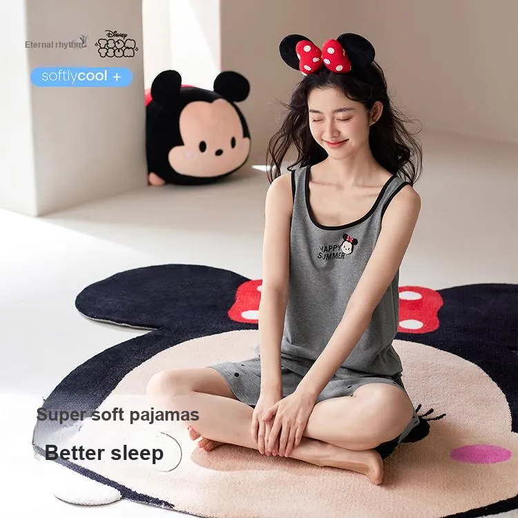 JINGYUN x Disney Pajama Set Women's Starlight Gray-1