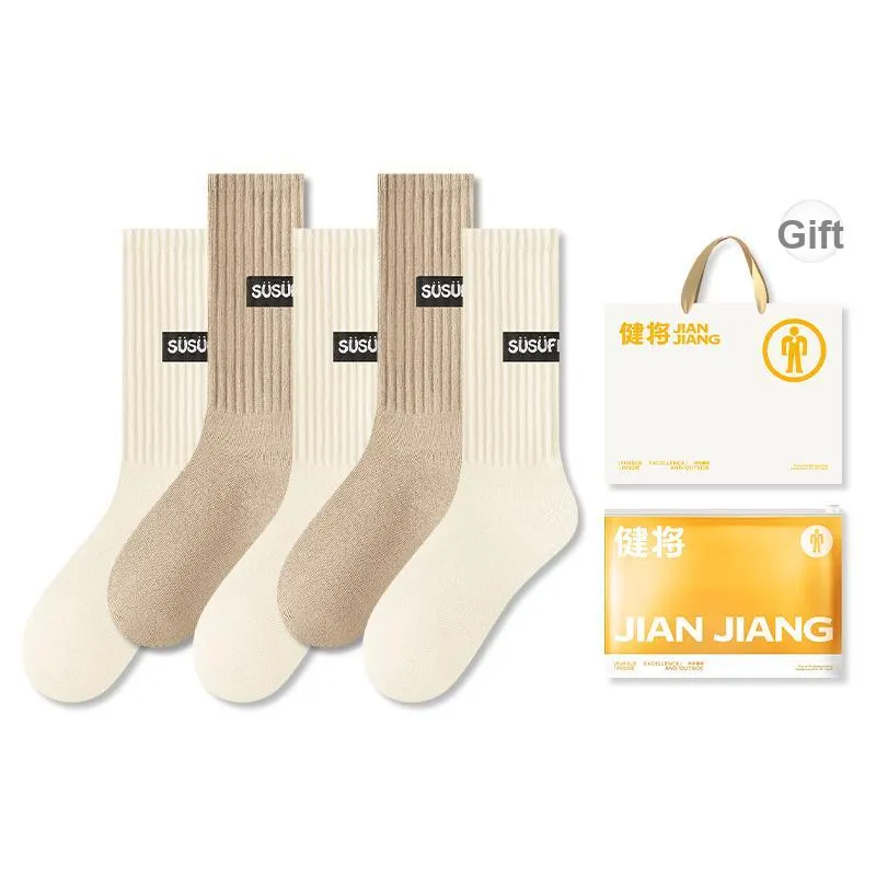Master Mid Calf Socks Women's Shopping Bag 5 Pack-15