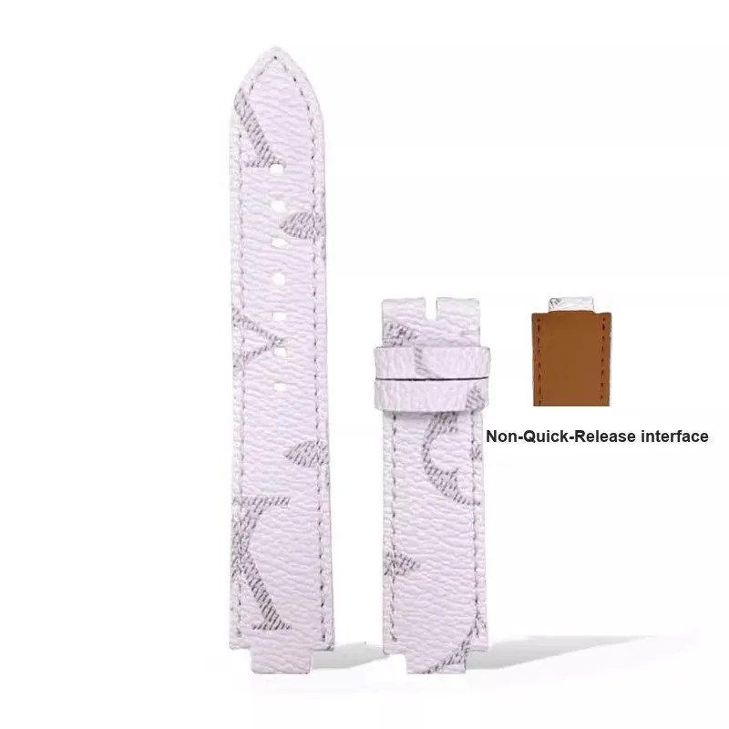 Yuloran LV Compatibility Watch Band Genuine Leather Material-7
