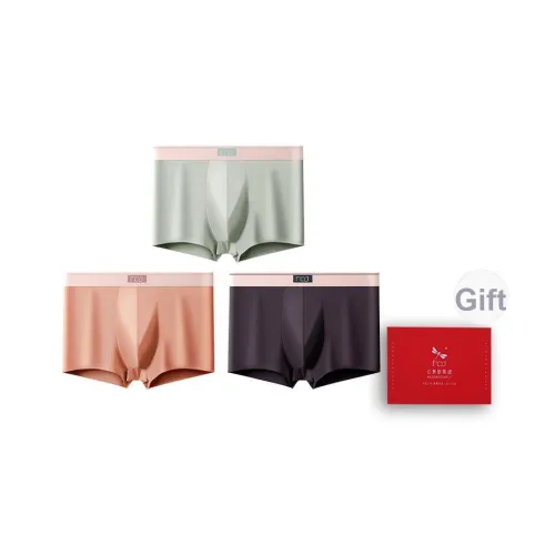 RED DRAGONFLY Хлопок Трусы Мужские 3 Пачки Подарочный Набор Коробка