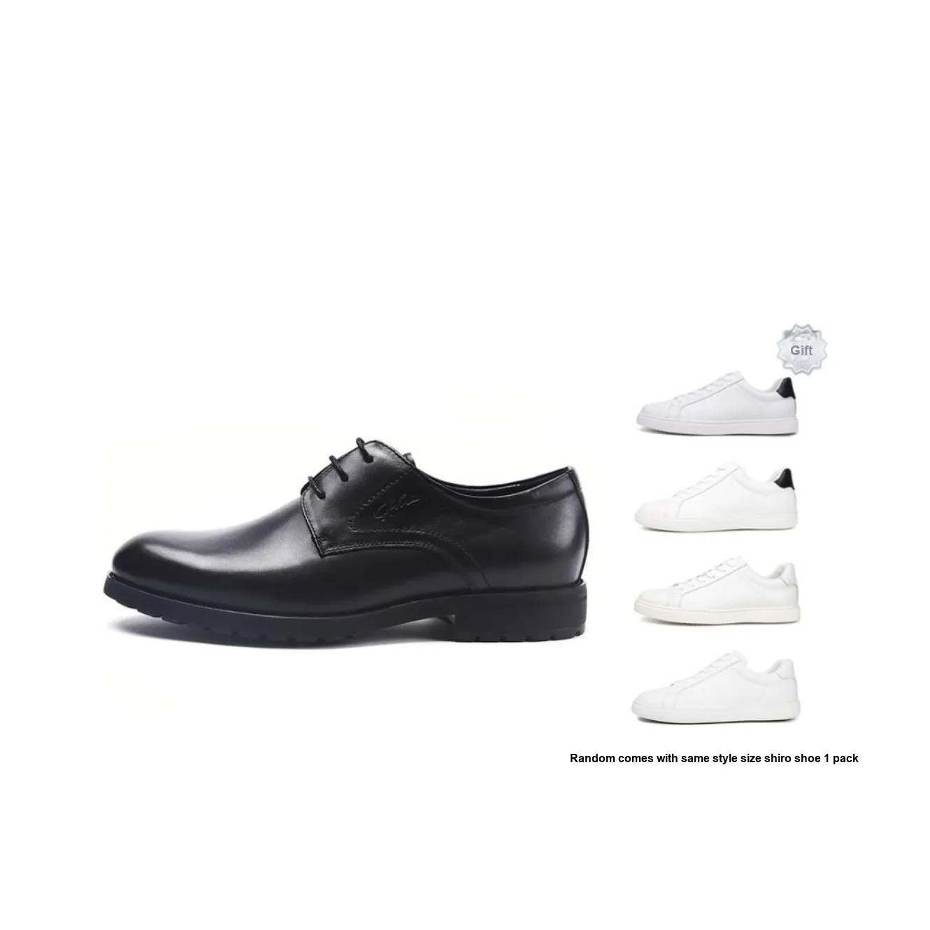 Satchi Casual Leather Shoes Men's Low top Black