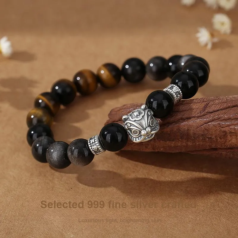 Regalrose Obsidian Bracelets Women's-2
