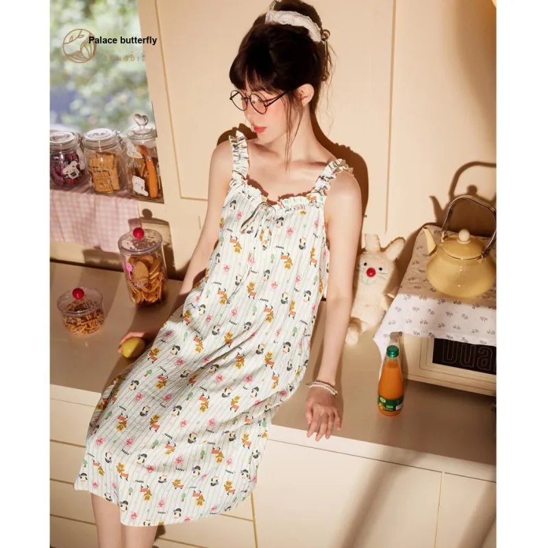 Gongdie x ZAOWUCANXIONGDI,LIANMINGKUAN Nightgown Women's-6