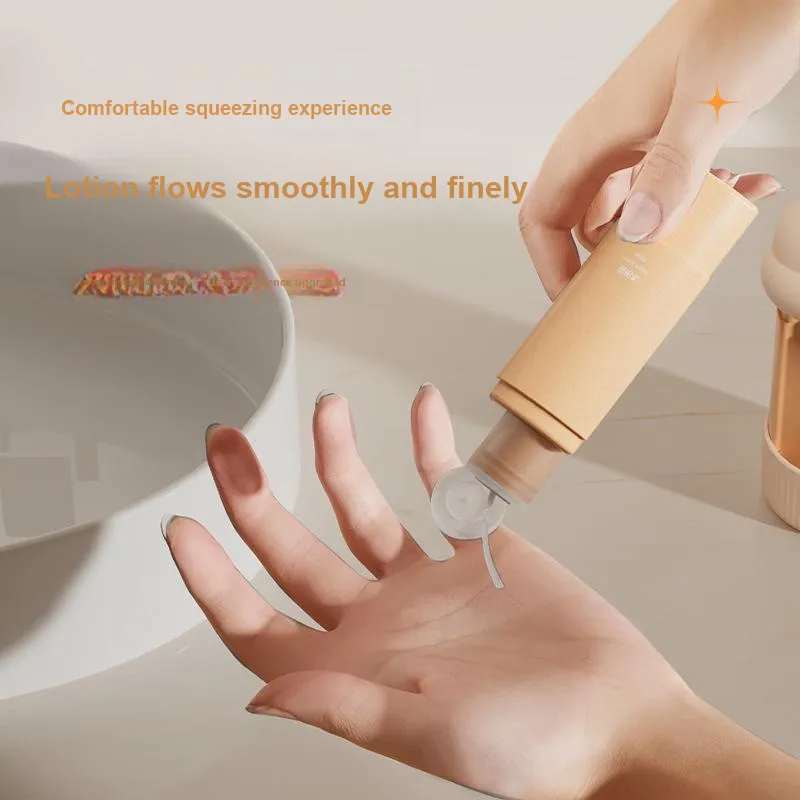 Love Of Wormwood Four in One Shampoo & Conditioner Travel Silicone Shower Gel Portable Set Bottles With Dividers-4
