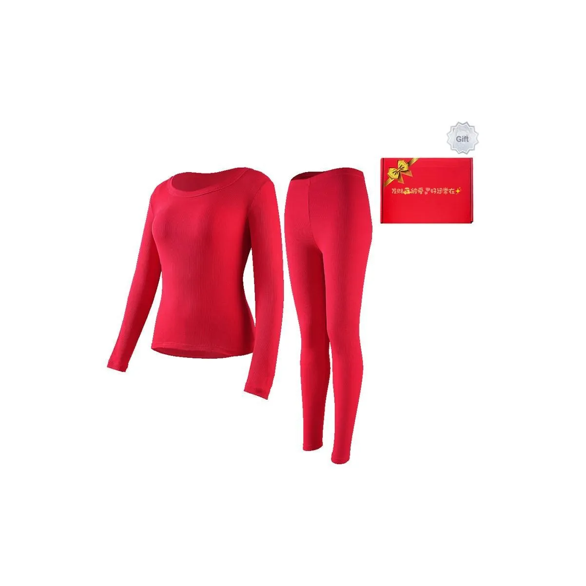 Pretty Lady Thermal Set Women's Red Gift Box Set