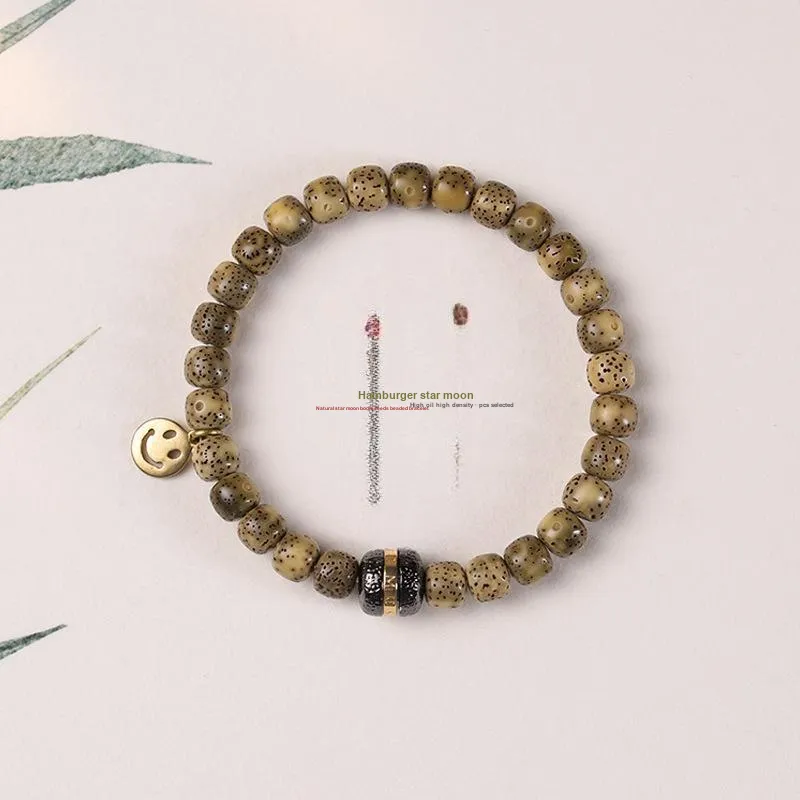 HANCANG Star Moon Bodhi Seeds Bracelets Unisex-1