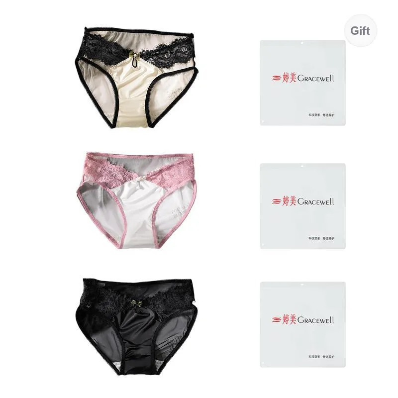 GRACEWELL Underpants Women's Shopping Bag 3 Pack-0
