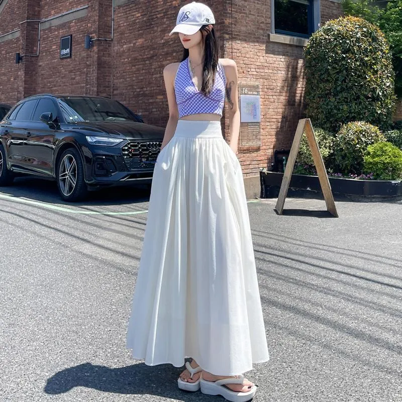 MADALLO Casual Long Skirt Women's-11