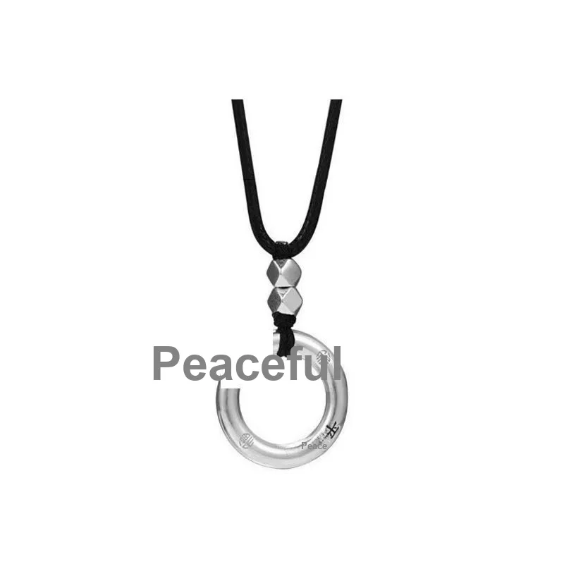 Brahmacharya 999 Fine Silver Necklaces Unisex-0