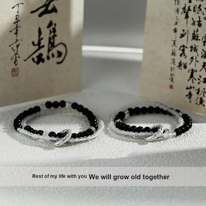 Lang Wind Obsidian Bracelets Unisex-8