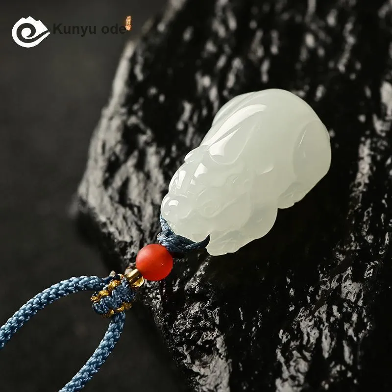 KUNYUYAO Pendants White Jade Unisex-1