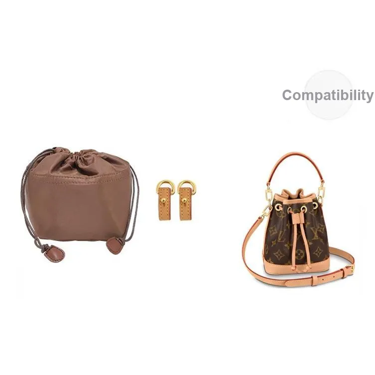 Jingxi Нейлоновая сумка-вкладыш женский коричневый