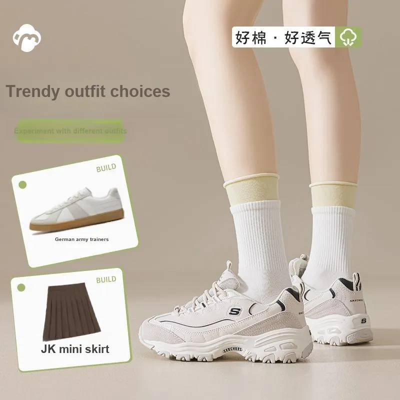 Temooues Mid Calf Socks Women's 4 Pack-2