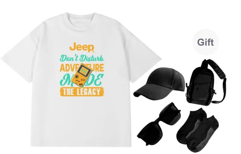 Jeep T Shirt Unisex Includes Free Travel Set-20