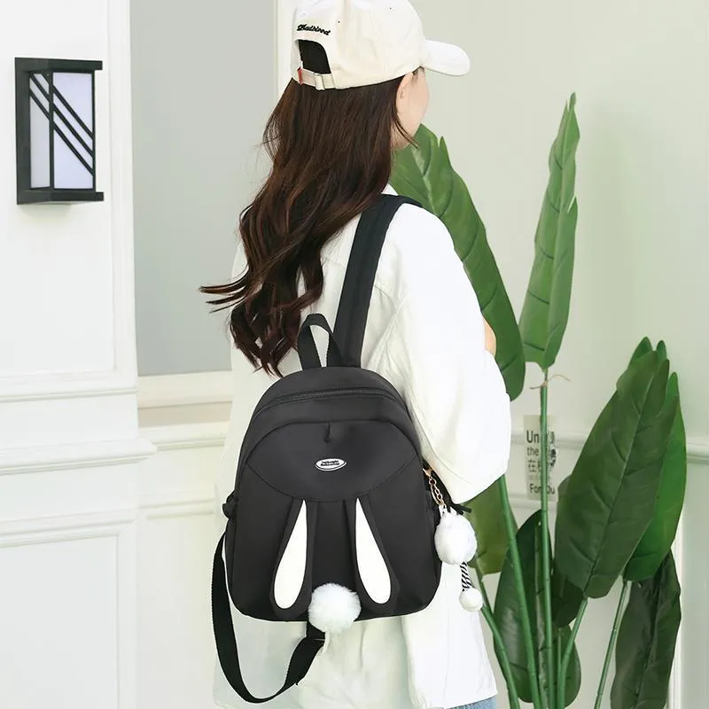 BAODIDAISHU Nylon Fabric Backpacks Medium Size Women's Multicolor-3