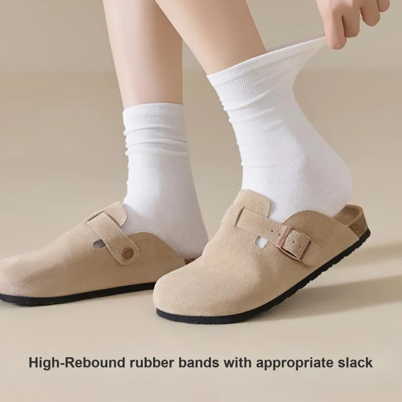 Temooues Unisex Mid-Calf Socks-25