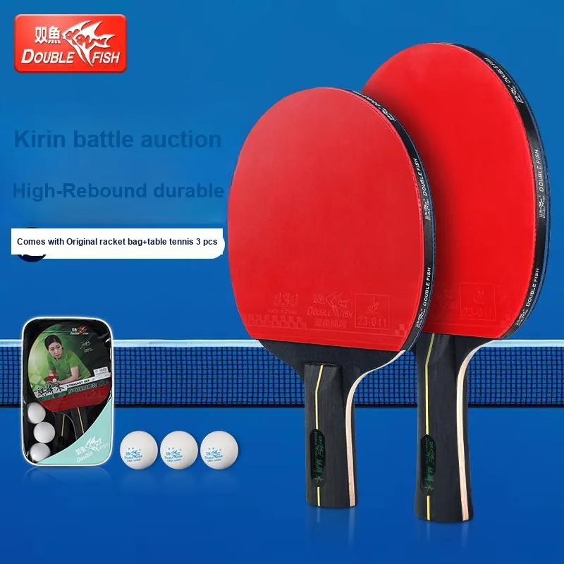 DOUBLEFISH Ping Pong Paddles Unisex All Wood-5