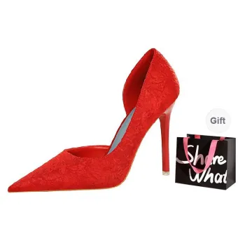 BIGTREE Slim Heel High Heels 10.5cm Women's