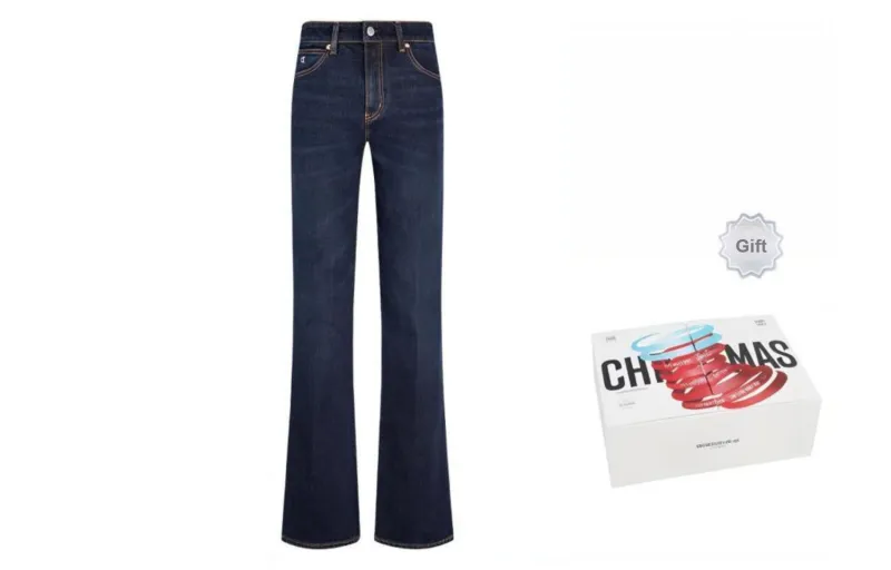 CK/Calvin Klein Year Of The Dragon Limited Series Jeans Box Women's Denim Dark Blue-0