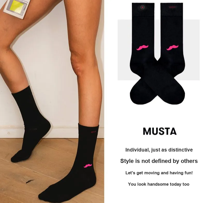 A-damunderwear Unisex Mid-Calf Socks-11