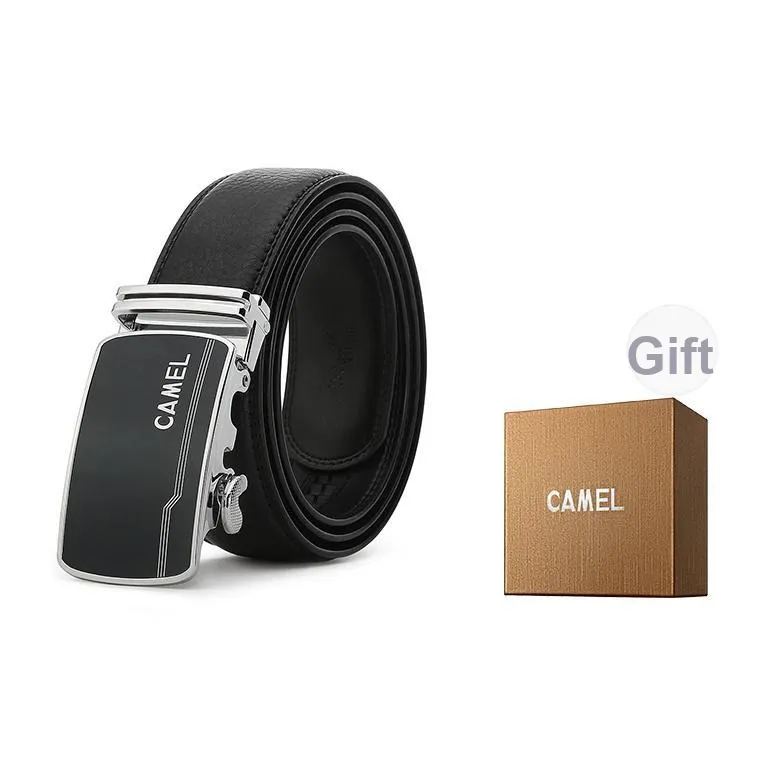 CAMEL Ремни из коровьей кожи мужские 3,4CM