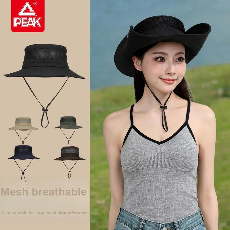 PEAK Polyester Bucket Hats Unisex-2