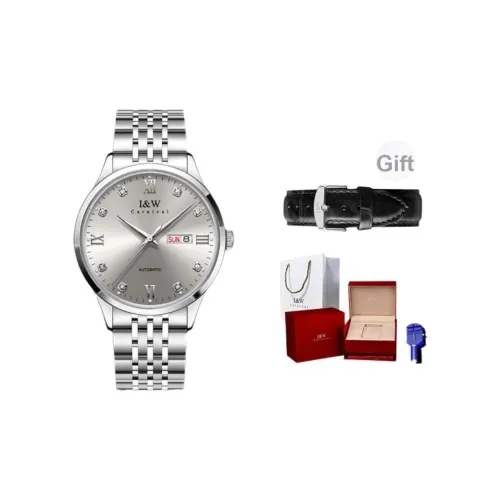 I W CARNIVAL HWGUOJI Механические часы Мужские часы Серый циферблат