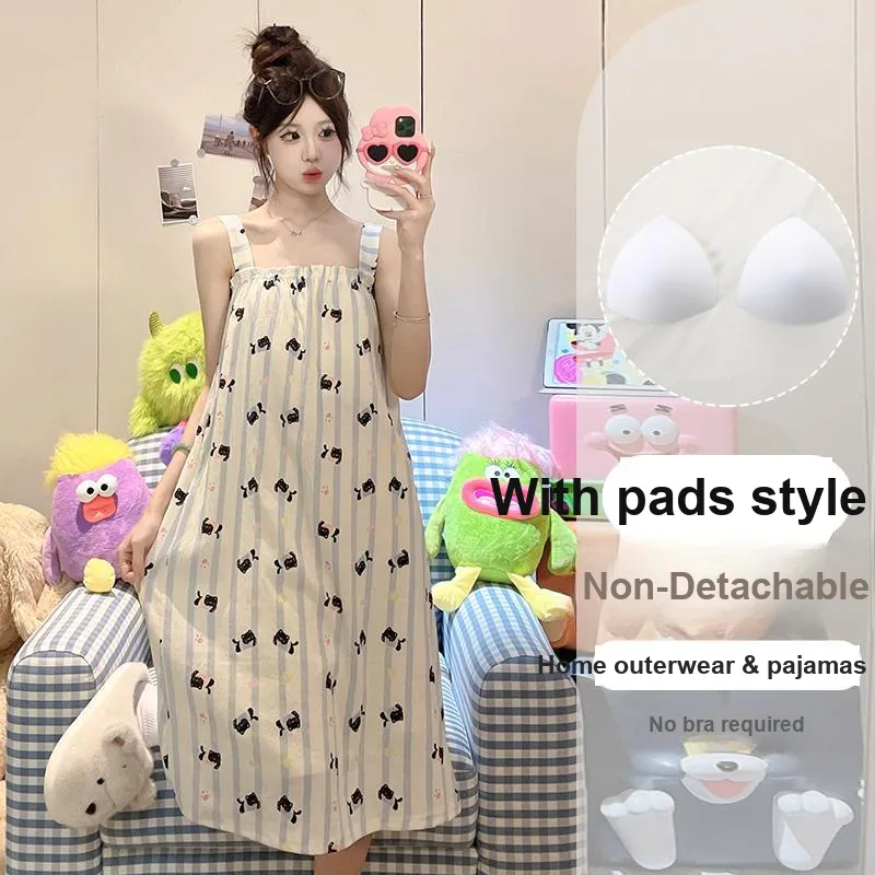 OUSHIBO Nightgown Women's Image Color-3