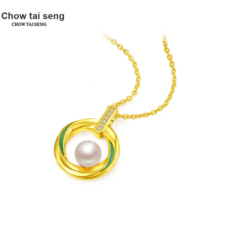 CHOW TAI SENG S925 Silver Necklaces Women's-1