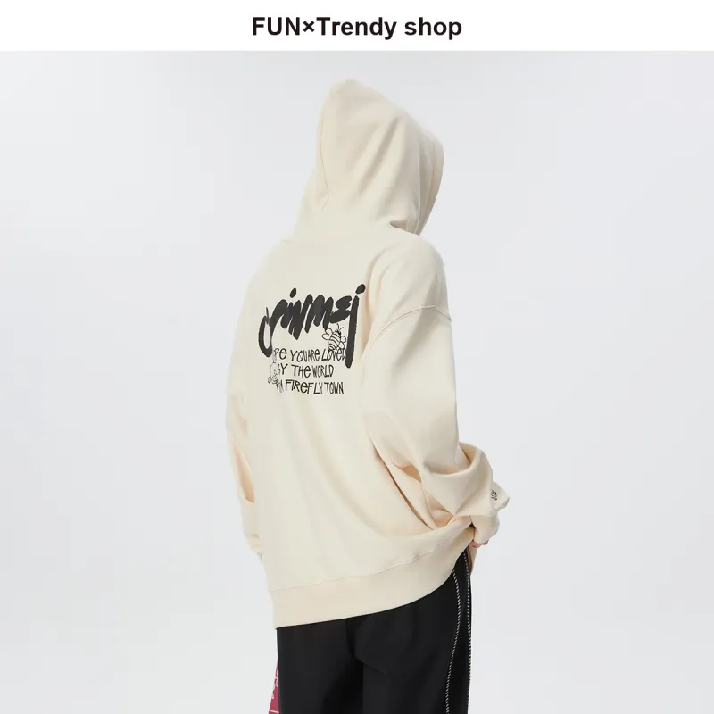 FUN x YINMEI LIANMINGKUAN SS25 Sweatshirt Unisex Beige Gold-2