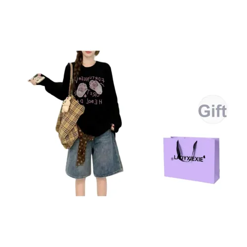LADYXIEXIE Комплект с короткими рукавами T-рубашка унисекс