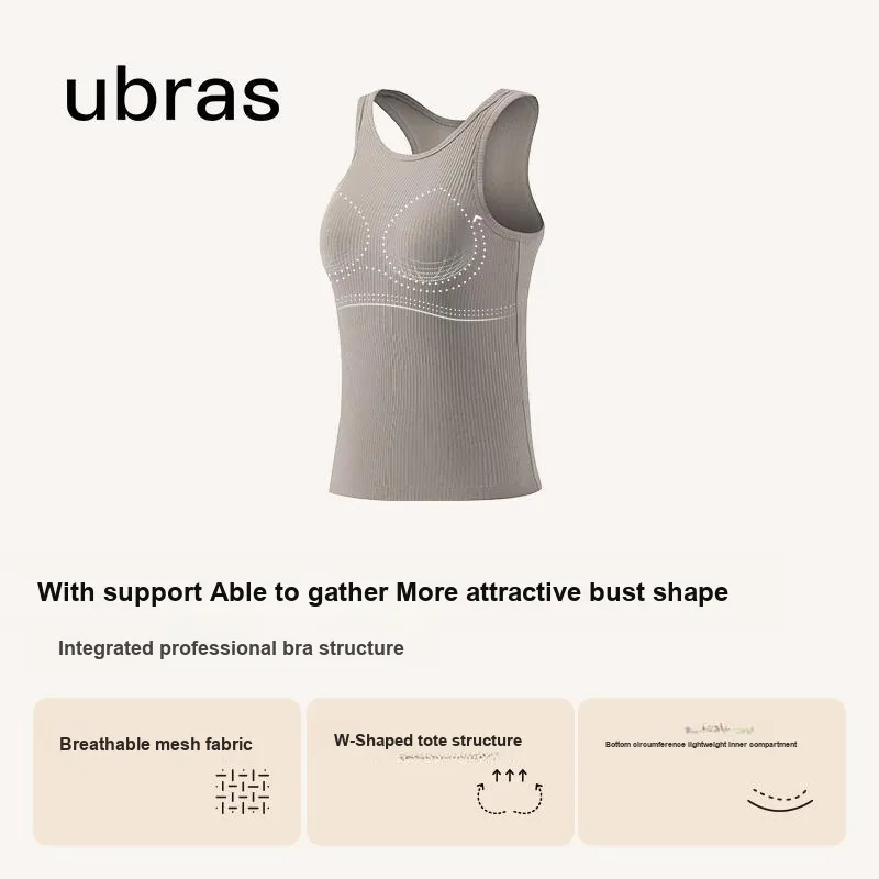 Ubras Muscle bottomed Clothing Series Camisole Women's-9